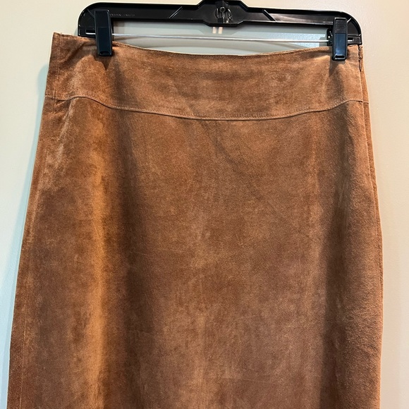 Karen Kane brown suede skirt size 6 - Picture 3 of 5
